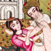 L0033249 Persian couple copulating